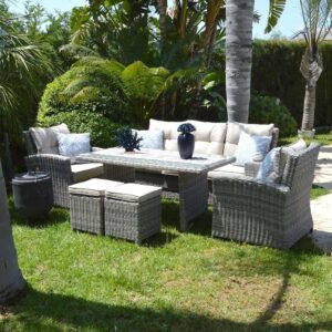 Barcelona Üçlü Lounge & Dining Set