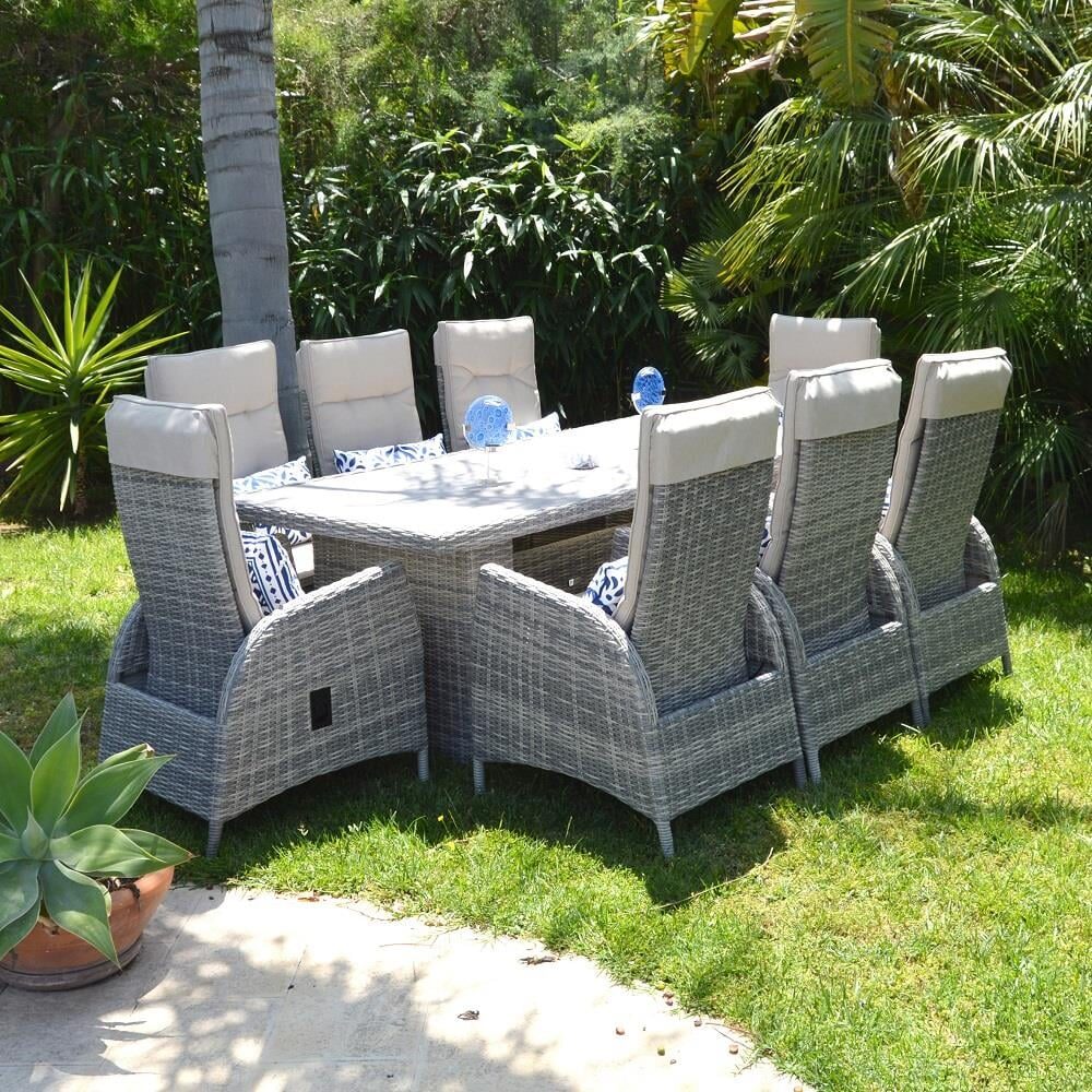 Marbella 2019 Dining Set 8 Kişilik - Garden Times