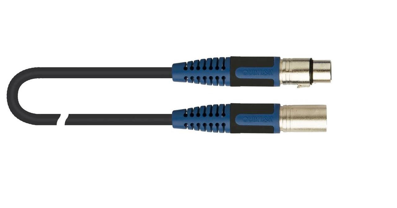 03C76B65Ed8Bd75Ca143C225321A0777 Quik Lok Rksm/340-4,5 Mikrofon Kablosu 4.5M Xlr-Xlr Roksolid Profesyonel - Görsel 1