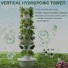 Greentower akıllı sebze yetiştirme kulesi (5 kat)(105x53cm) - Görsel 4
