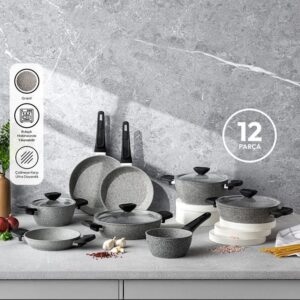 Emsan Fortis 12 Prç Granit Tencere Set