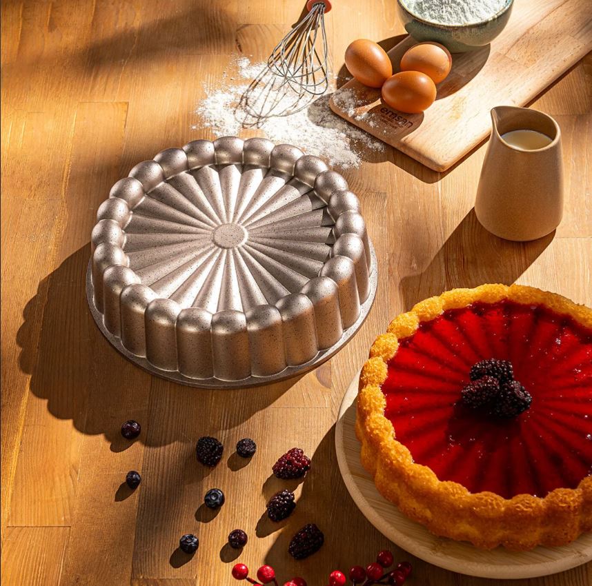 1000260454001 Emsan Golden Daısy Kek Kalıbı Gold - Görsel 1