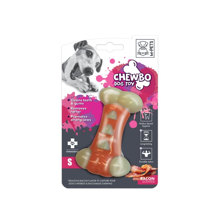 -Chewbo Tribone S - Clean Dental - Bacon Scented Köpek Oyuncak Ve Tasmaları-Kktc -Chewbo Tribone S - Clean Dental - Bacon Scented Köpek Oyuncak Ve Tasmaları-Kktc