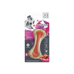 -Chewbo Choppy S - Clean Dental - Bacon Scented Köpek Oyuncak ve Tasmaları-kktc