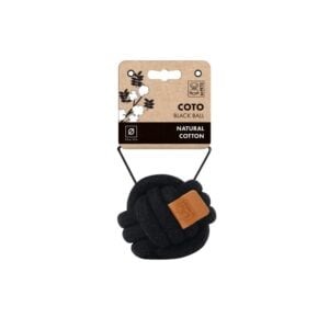 Coto Black Ball 9.5 Cm Köpek Oyuncak ve Tasmaları