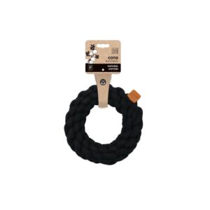 -Coto Black Ring 18 Cm Köpek Oyuncak ve Tasmaları-kktc