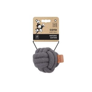 Coto Grey Ball 9.5 Cm Köpek Oyuncak ve Tasmaları
