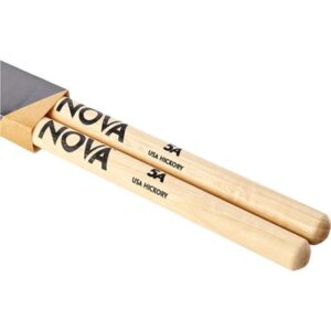 Vic Firth Nova 5A Baget Siyah Hickory Ahşap Uçlu