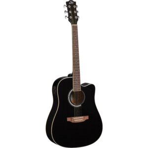Eko Ranger CW EQ Elektro Akustik Gitar Black Cutaway