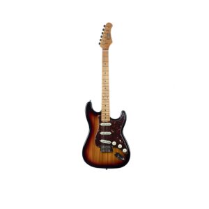 Eko ST-401 Elektro Gitar Sunburst Stratocaster Tribute 400 Premium