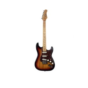 Eko ST-401 Elektro Gitar Sunburst Stratocaster Tribute 400 Premium