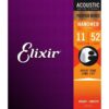 Elixir Nanoweb Phosphor Bronze 16027 Akustik Gitar Teli Custom Light 11-52