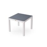 Heniver Rattan 90X90cm Camlı Masa