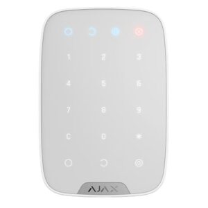 Ajax 91568.12.WH1 Kablosuz Dokunmatik Göstergeli Keypad, Beyaz