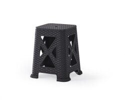 Heniver Rattan Görünümlü Tabure