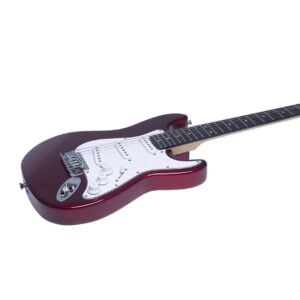 Eko ST-100 3/4 Elektro Gitar Chrome Red Stratocaster Çocuk Gitarı