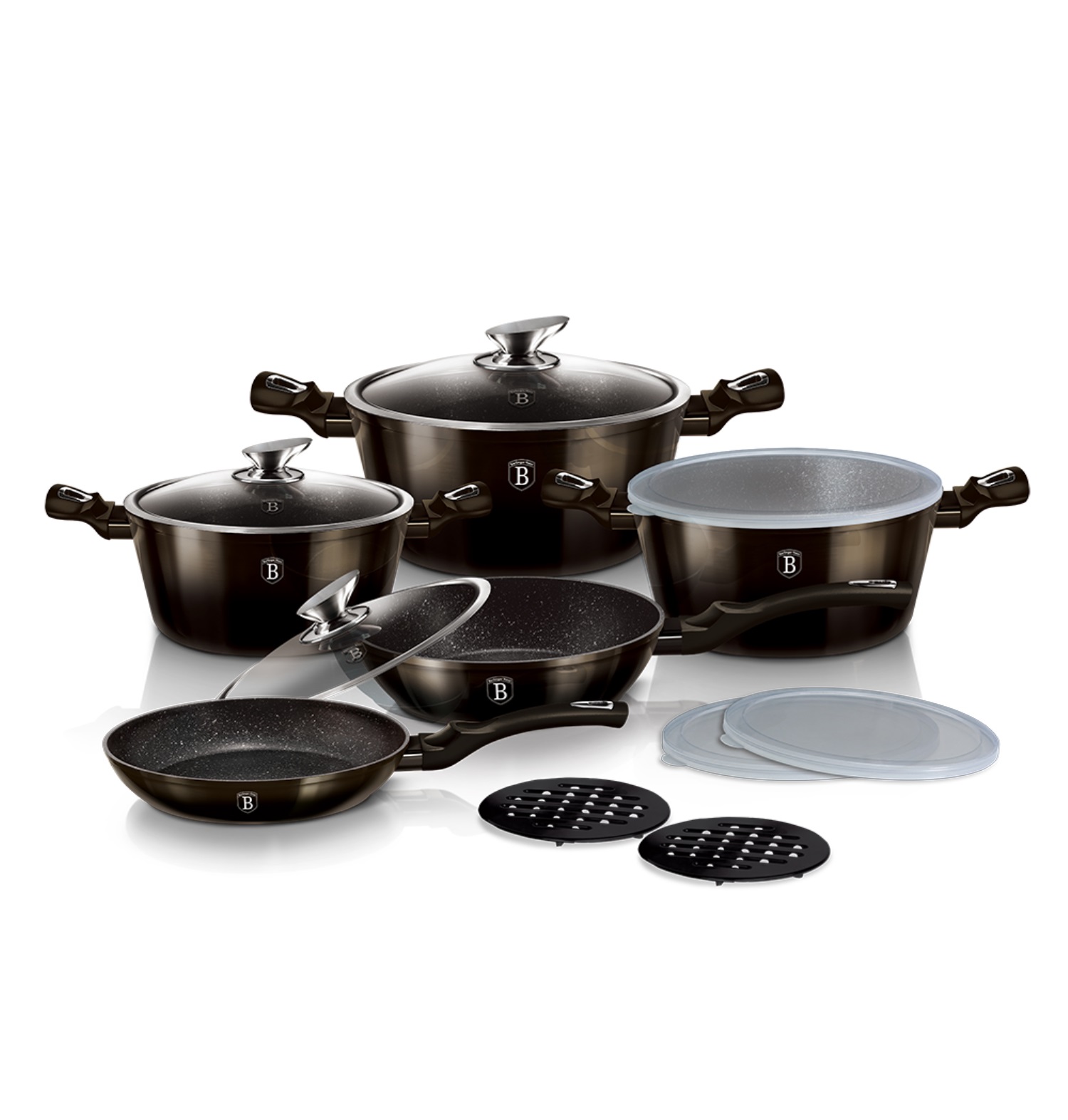 2-1 Berlinger Haus - 13 Parça Tencere Seti - Bh/7032 - Görsel 1