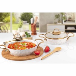 Lines Granit 4 Parça Ezme Maya Sahan Set