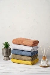 Soprano %100 Pamuklu Premium 5'li El / Yüz Havlusu Seti