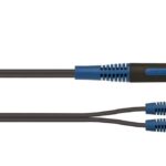 Quik Lok RKSA/120-2 Audio Adaptör Kablosu 2m Stereo Jack-2x RCA RokSolid