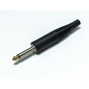 Quik Lok G/191 BK Mono 6.3mm PVC Jack Fiş Siyah