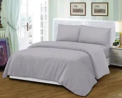Mikrosaten Nevresim Takımı Tek Kişilik Düz Renk