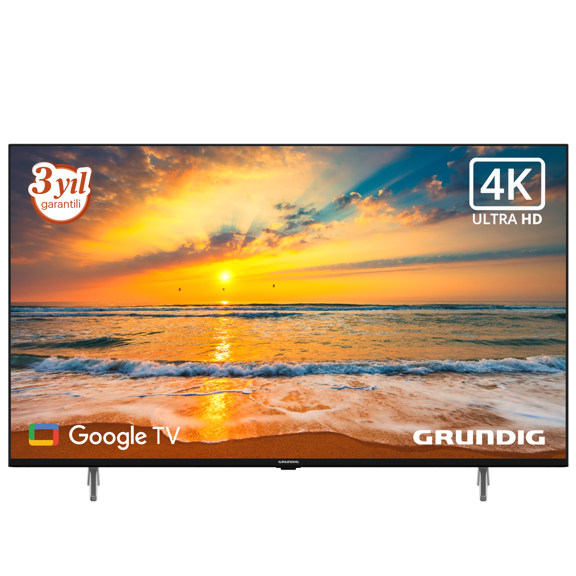43-Inch-Grundig-4K-Uhd-Google-Led-Tv-4-C5C-Ba 43 Inch Grundig 4K Uhd Google Led Tv / 43Grd Fc5T00 (43 Gju 7000 B) - Görsel 1