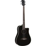 Eko NXT B100CE Elektro Akustik Bas Gitar See Through Black