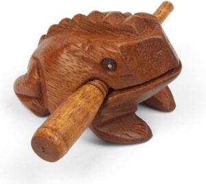 Tiger Power Wooden Curved Frog Guiro