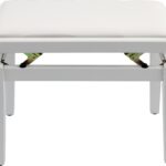 Quik Lok PB/100 WHS Ahşap Piyano Taburesı Yükseklik Ayarlı Mat Beyaz