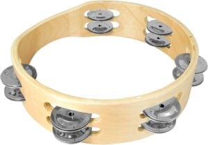 Tiger Power Tambourine Natural Head 8