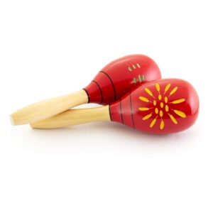 Tiger Power Wooden Maracas Style 1