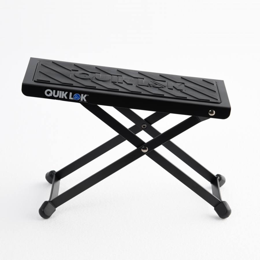 694A872538C7Fe84Ec378Db7A07E9601 Quik Lok Fs/01 Gitarist Ayak Desteği Metal Ayarlanabilir - Görsel 1