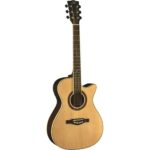 Eko ONE 018 CW EQ Elektro Akustik Gitar Natural Cutaway