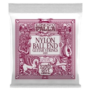 Ernie Ball Ernesto Palla 2409 Klasik Gitar Teli Nylon Ball End Medium 28-42