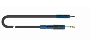 Quik Lok RKSA/139-2 Audio Adaptör Kablosu 2m 3.5mm Stereo Jack-6.3mm Stereo Jack RokSolid