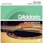 D'Addario 85/15 Bronze EZ920 Akustik Gitar Teli Medium Light