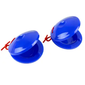 Tiger Power Pair of Plastic Castanet