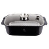 Berlinger Haus - Cam Kapaklı ve Tutacağı Aroma Düğmeli Pişirme Kabı (34,5 cm) Dikdörtgen - BH/1440 - Görsel 4