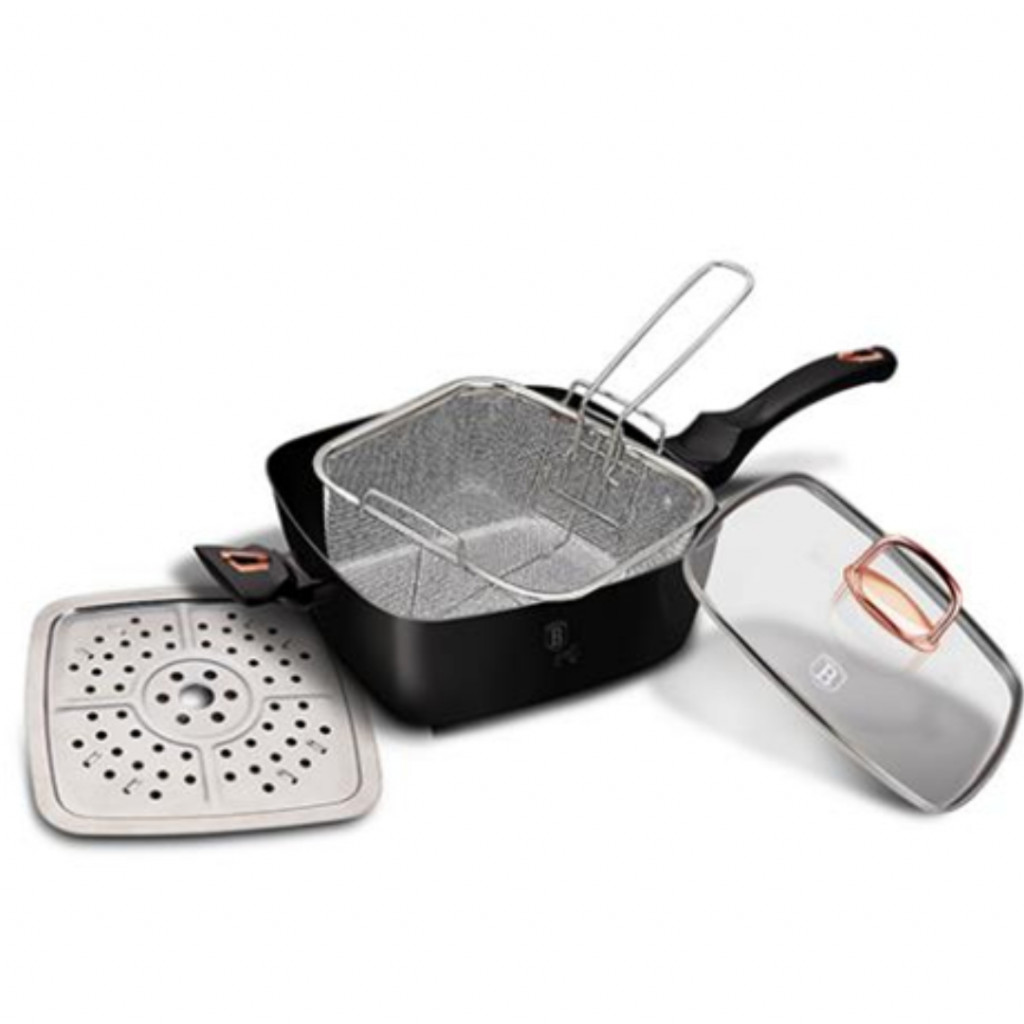 Bh-6792T Berlinger Haus - Kare Kızartma Tava Takımı, 4 Parça - Bh/6792 - Görsel 1