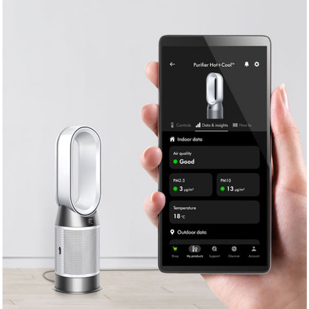 Dyson Hot+Cool Hp1 Dy-544826-01 Hava Temizleyici Beyaz/Gümüş Dyson Hot+Cool Hp1 Dy-544826-01 Hava Temizleyici Beyaz/Gümüş