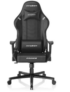 Dxracer P132 Prince Seri Yumuşak Yüzeyli 130kg Oyuncu Koltuğu Siyah