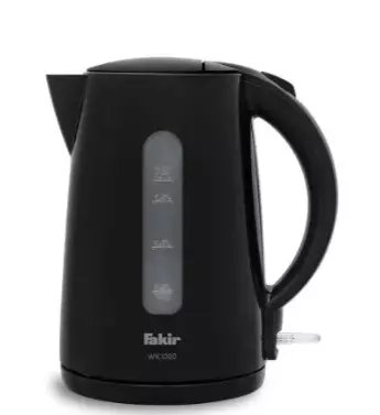 Fakir Wk1000 Kettle Black 1.7lt