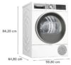 Bosch Wqg25201tr E Enerji Sınıfı 10kg Isı Pompalı Kurutma Makinesi Beyaz