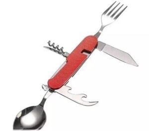 Nurgaz Ng Kkct-m Campout Katlanır Kaşık Çatal Tirbuşon Set