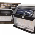 Solar İnteraction Solar Enerjili 3lü Duvar Lambası 38w Hw999-3w