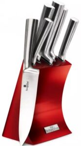 Berlingerhaus Bh-2450 Standlı Bıçak Seti 6 Parça Paslanmaz Çelik