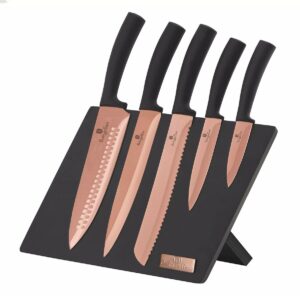 Berlingerhaus Bh-2609 Standlı Bıçak Set 6 Parça Mıknatıslı Gold Rose