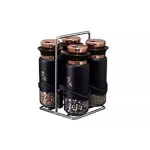 Berlingerhaus Bh-1999 Baharat Kavanozu 5 Parça Black Rose
