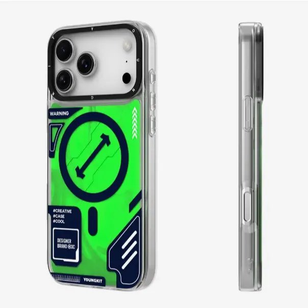 Youngkit Tasarım Kılıf İphone 17 Pro Max Yeşil